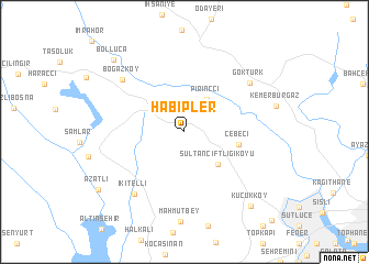 map of Habipler