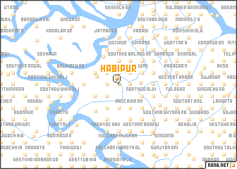 map of Habipur