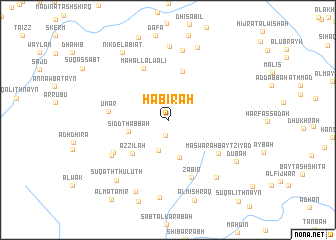 map of Ḩabīrah