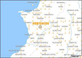 map of Ḩabishkah