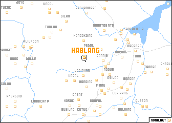 map of Hablang