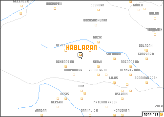 map of Hablarān