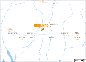 map of Ḩabl Ḩadīd
