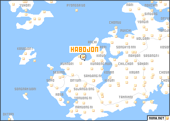 map of Habojŏn