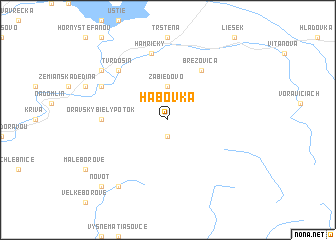 map of Habovka