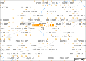 map of Habrihausen