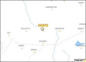 map of Habro