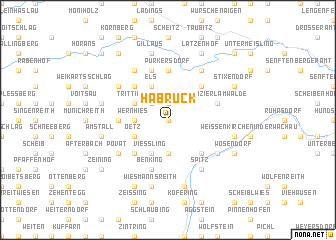 map of Habruck