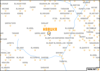 map of Habuka
