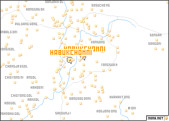 map of Habukchŏm-ni