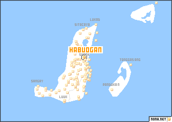 map of Habuogan