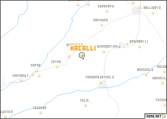 map of Hacallı