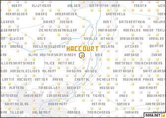 map of Haccourt