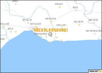 map of Hacerlersokağı