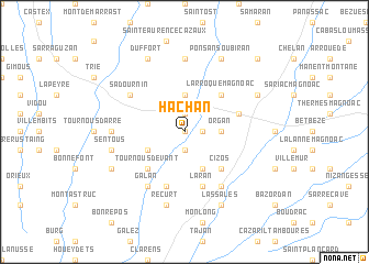 map of Hachan