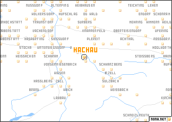 map of Hachau