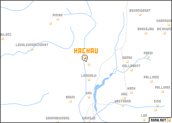 map of Hachau
