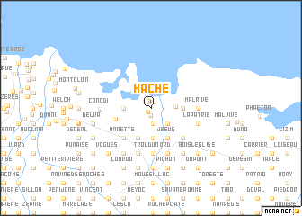 map of Hache