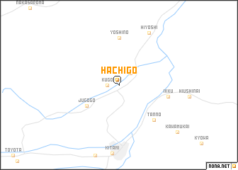 map of Hachigō