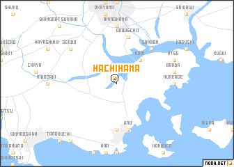 map of Hachihama