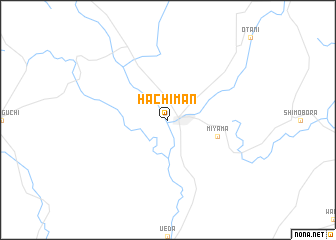 map of Hachiman
