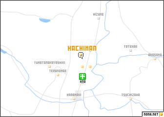 map of Hachiman