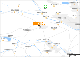 map of Hachiōji