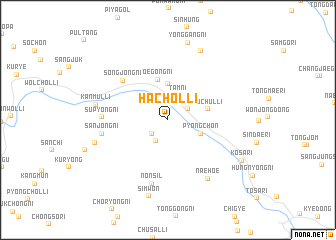 map of Hach\