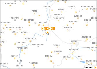 map of Hach\