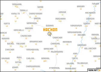 map of Hach\