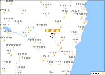 map of Hach\