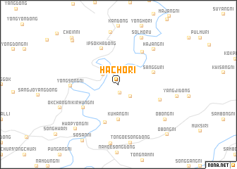 map of Hach\