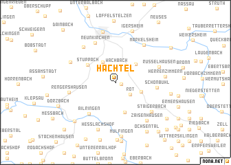 map of Hachtel