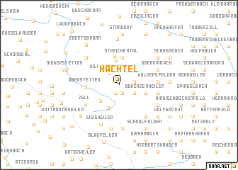 map of Hachtel