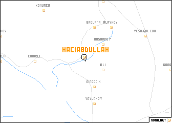 map of Hacıabdullah