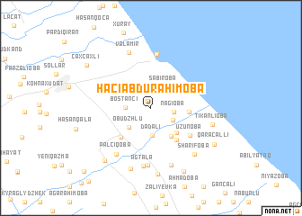 map of Hacıǝbdürǝhimoba