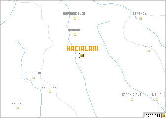 map of Hacıalanı