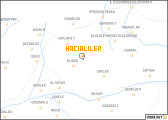 map of Hacıaliler