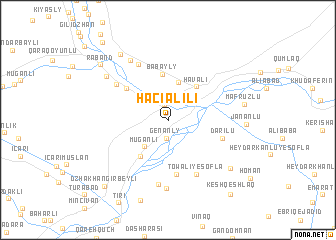 map of Hacıalılı