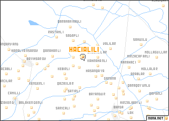 map of Hacıalılı