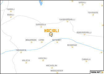 map of Hacıali