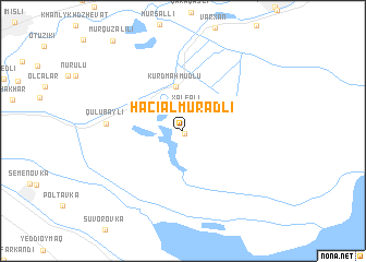 map of Haçıalmuradlı