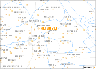 map of Hacıbǝyli