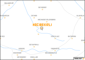 map of Hacıbekirli