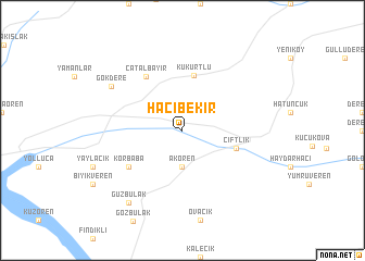 map of Hacıbekir