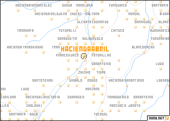 map of Hacienda Abril