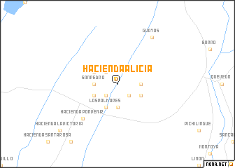 map of Hacienda Alicia