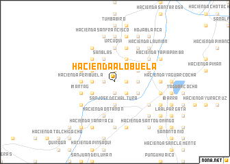 map of Hacienda Alobuela