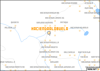 map of Hacienda Alobuela