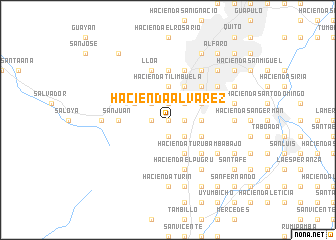 map of Hacienda Alvarez